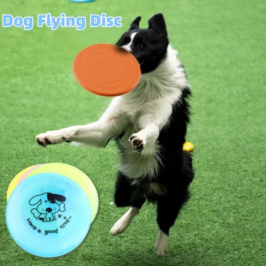 Silicone Flying Saucer Discs Resistant Chew